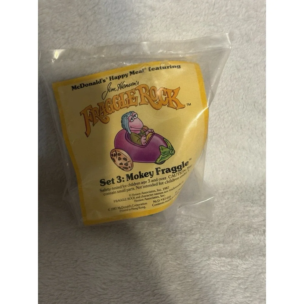 Vintage‎ Fraggle Rock 1987 Mcdonald's Happy Meal Toys Number 2, 3 And 3